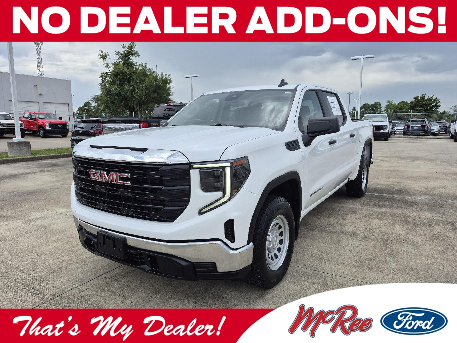 Summit White 2023 GMC Sierra 1500 Pickup Truck Four-Wheel Drive 8-Speed Automatic