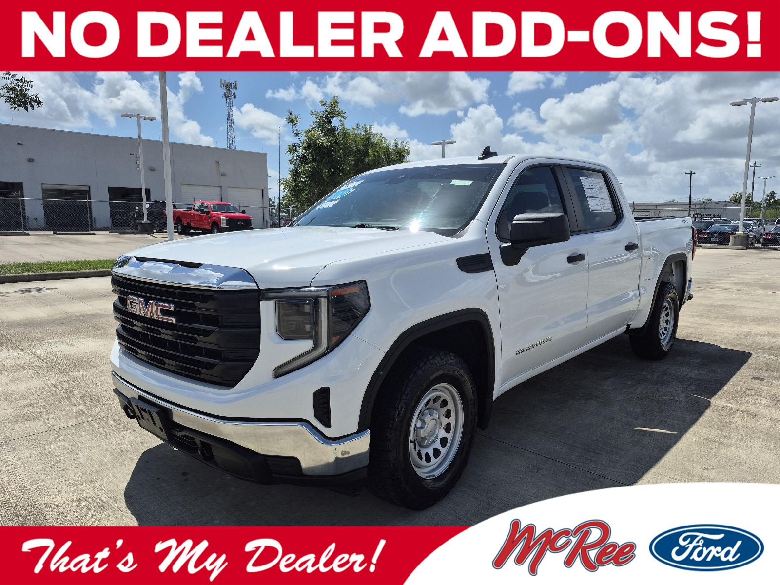 Summit White 2023 GMC Sierra 1500 Pickup Truck Four-Wheel Drive Automatic