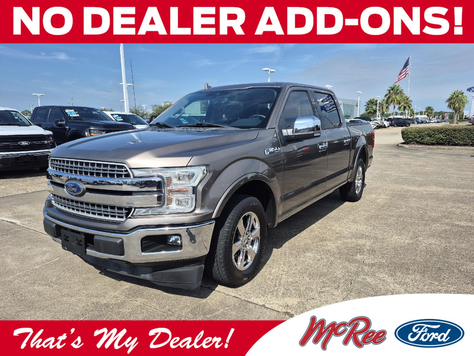 Stone Gray 2018 Ford F-150 Pickup Truck 4X2 Automatic