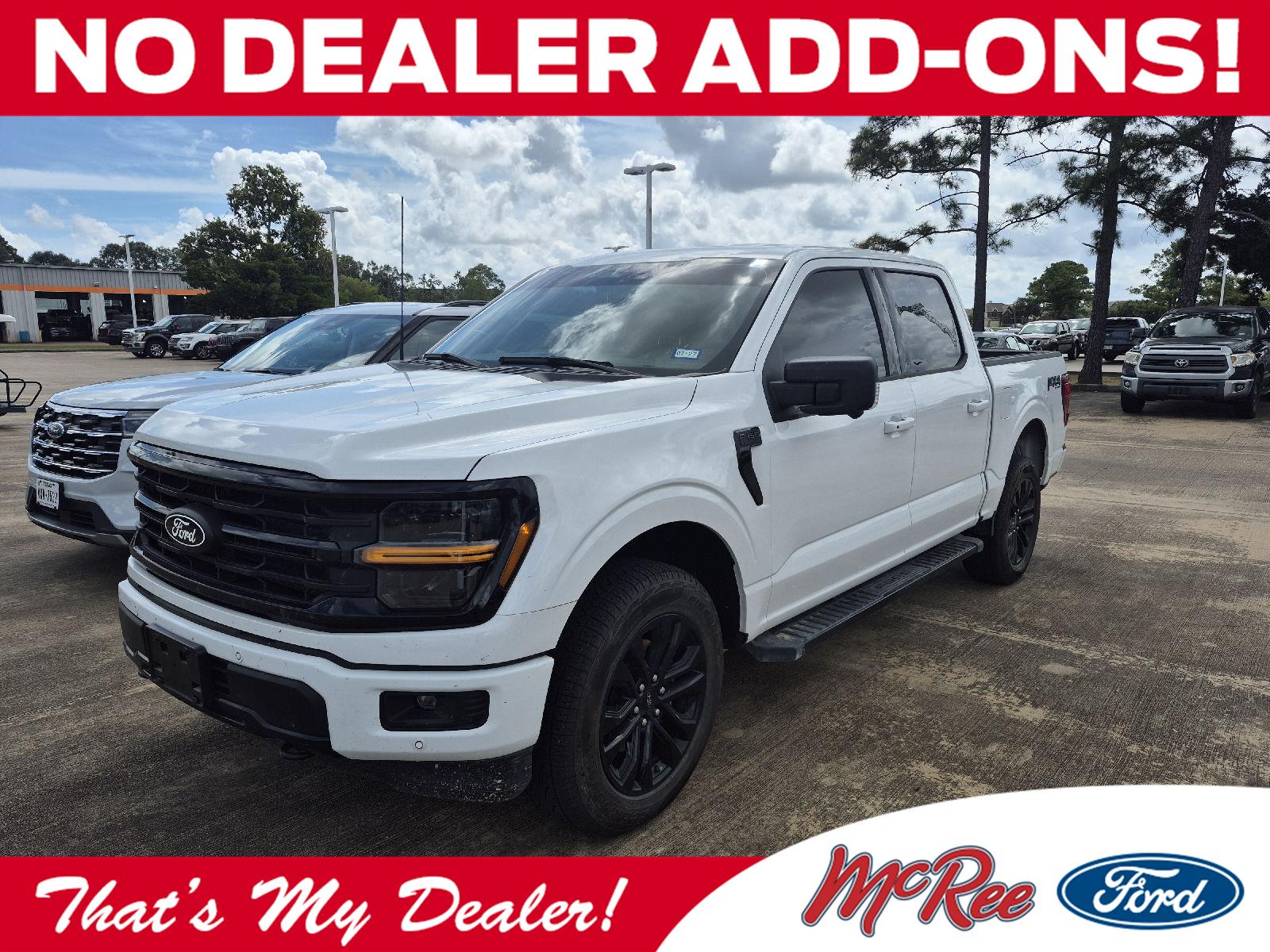 Oxford White 2025 Ford F-150 Pickup Truck Four-Wheel Drive Automatic