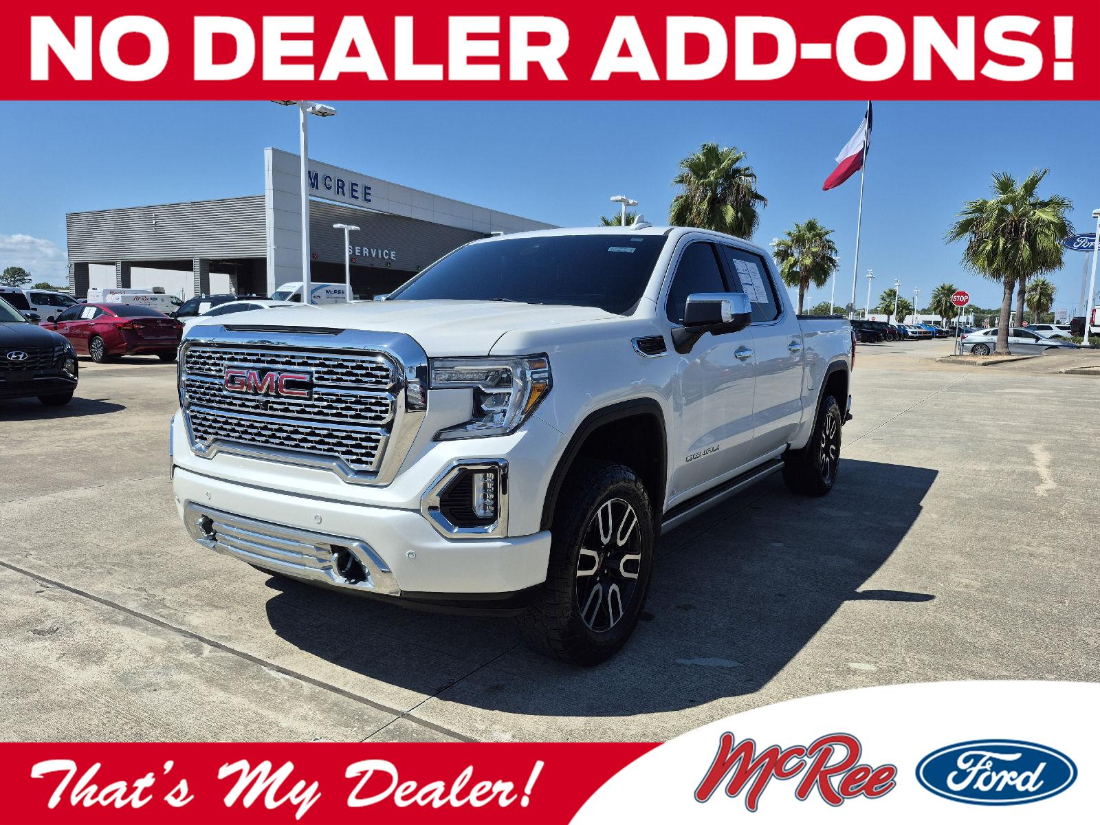 White Frost Tricoat 2020 GMC Sierra 1500 Pickup Truck Four-Wheel Drive Automatic