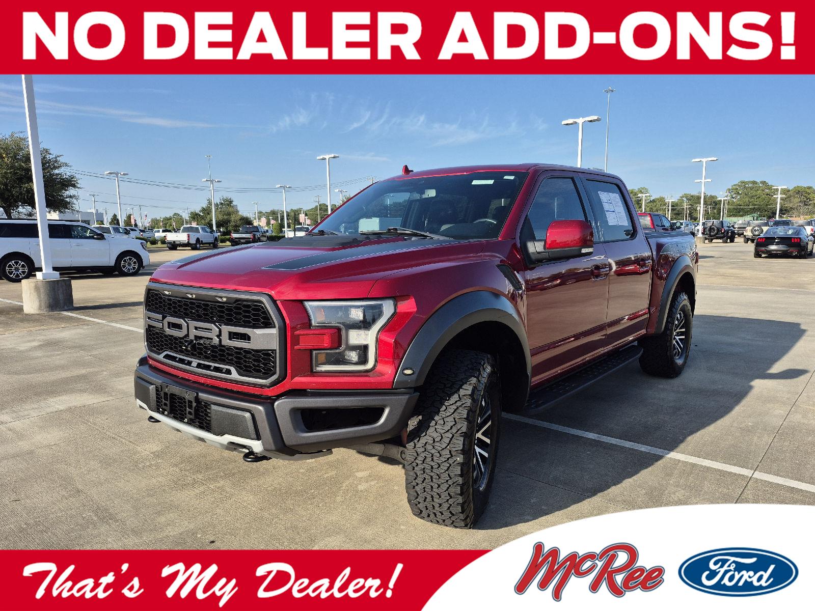 Ruby Red Metallic Tinted Clearcoat 2019 Ford F-150 Pickup Truck Four-Wheel Drive Automatic