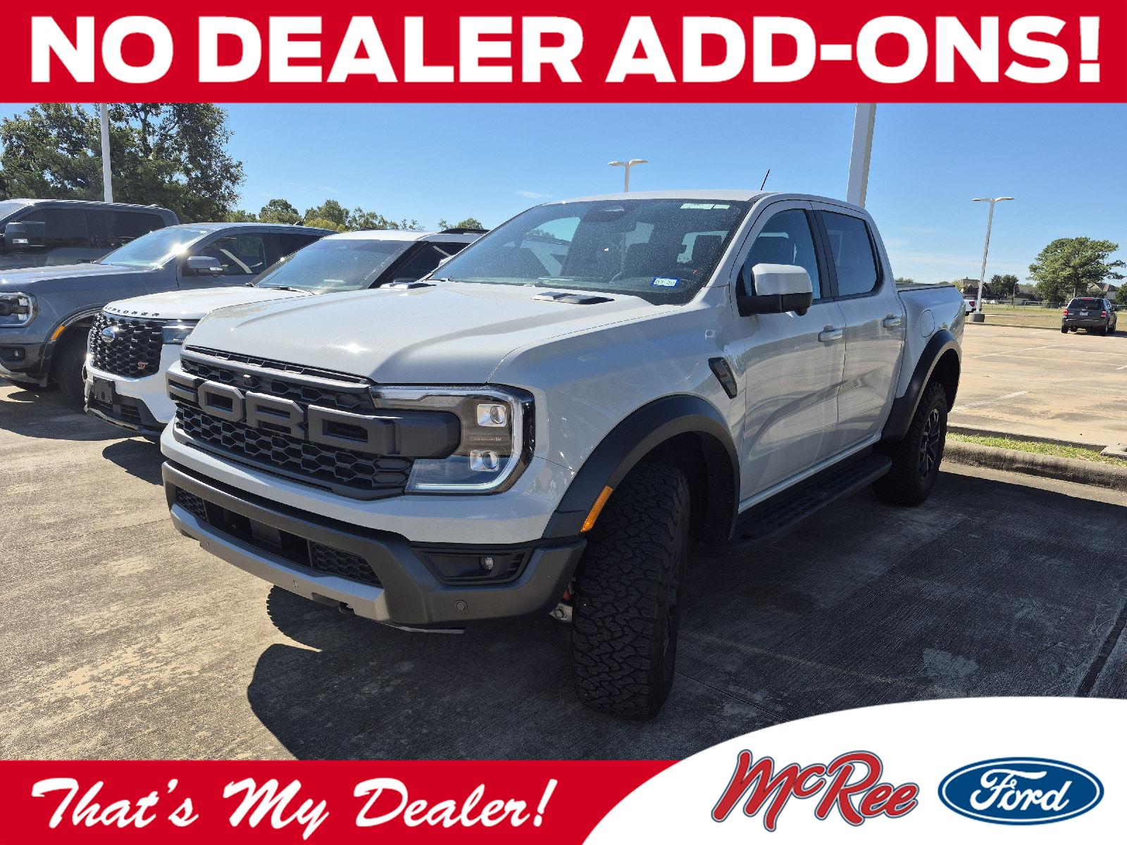 Avalanche Gray 2026 Ford Ranger Pickup Truck Four-Wheel Drive Automatic