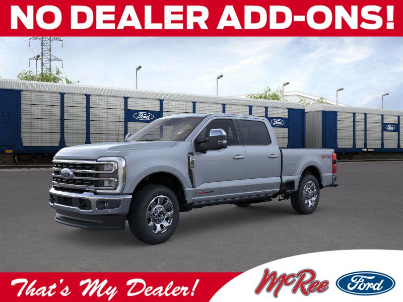 Gray 2026 Ford F-250 Super Duty King Ranch Crew Cab 4WD Pickup Truck Four-Wheel Drive Automatic