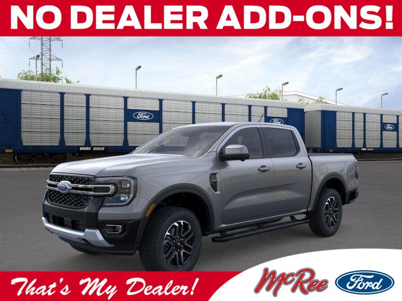 Carbonized Gray Metallic 2026 Ford Ranger Lariat SuperCrew 4WD Pickup Truck Four-Wheel Drive Automatic