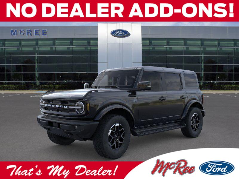 Shadow Black 2025 Ford Bronco Outer Banks 4-Door 4WD SUV / Crossover Four-Wheel Drive Automatic