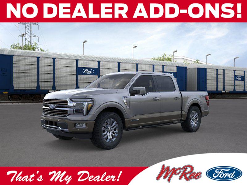 Gray 2026 Ford F-150 King Ranch SuperCrew 4WD Pickup Truck Four-Wheel Drive Automatic