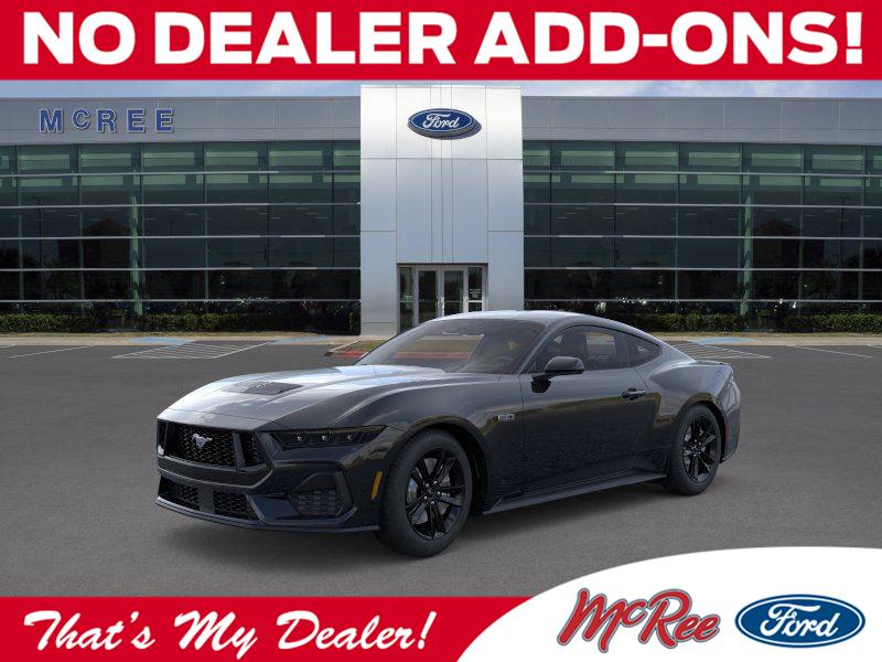 Shadow Black 2026 Ford Mustang Coupe Rear-Wheel Drive 6-Speed Manual