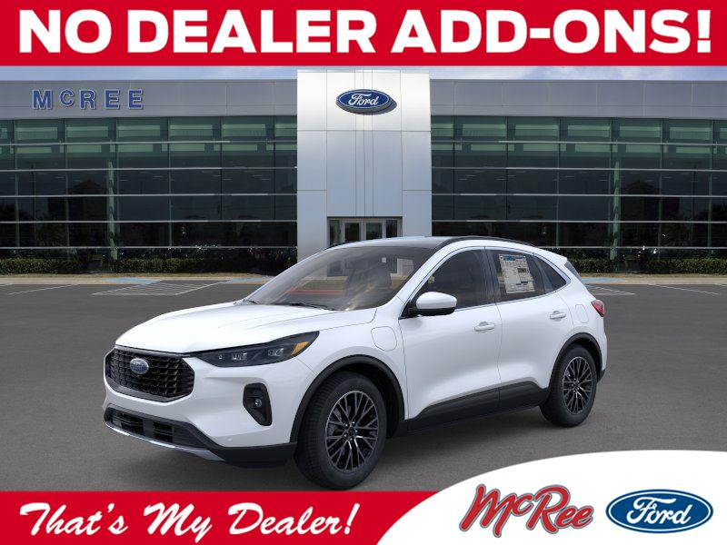 Star White Metallic Tri-Coat 2025 Ford Escape Hybrid Plug-in SUV / Crossover Front-Wheel Drive Continuously Variable Transmission
