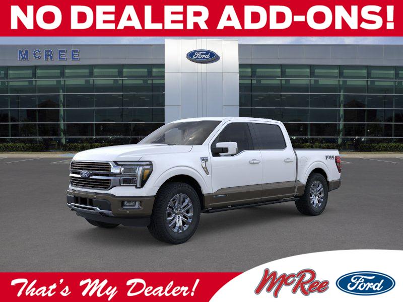 Star White Metallic Tri-Coat/Marsh Gray 2026 Ford F-150 Pickup Truck Four-Wheel Drive Automatic