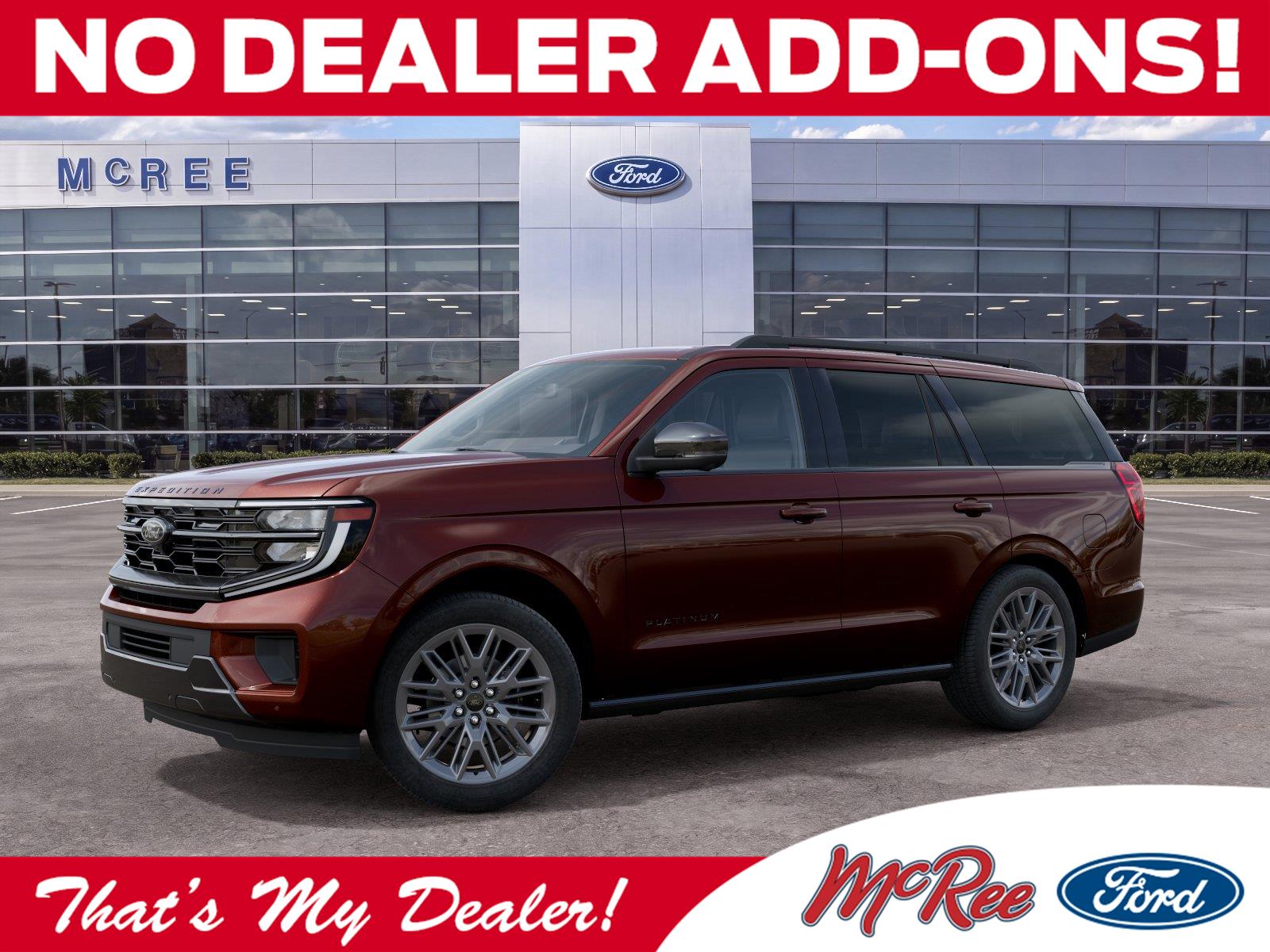 Bronze Fire Metallic Tinted Clearcoat 2027 Ford Expedition SUV / Crossover Four-Wheel Drive Automatic