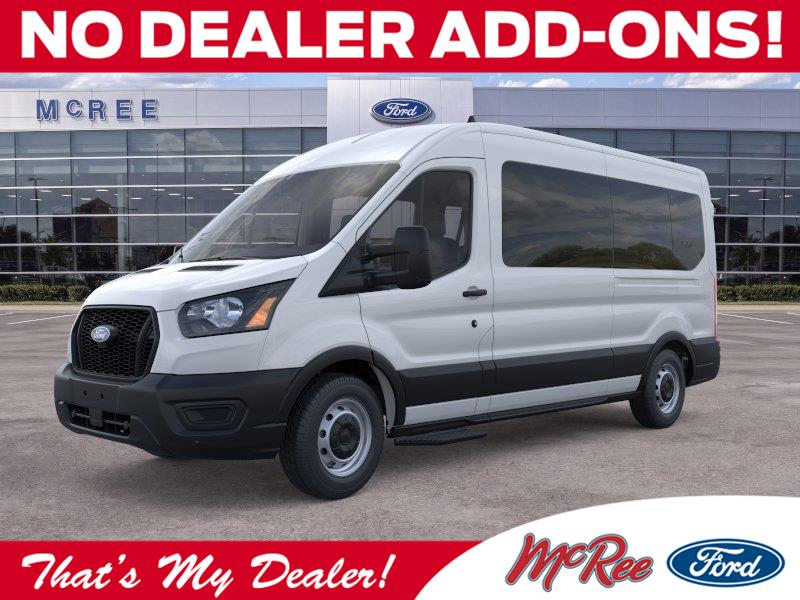 Oxford White 2026 Ford Transit Passenger Van Rear-Wheel Drive Automatic