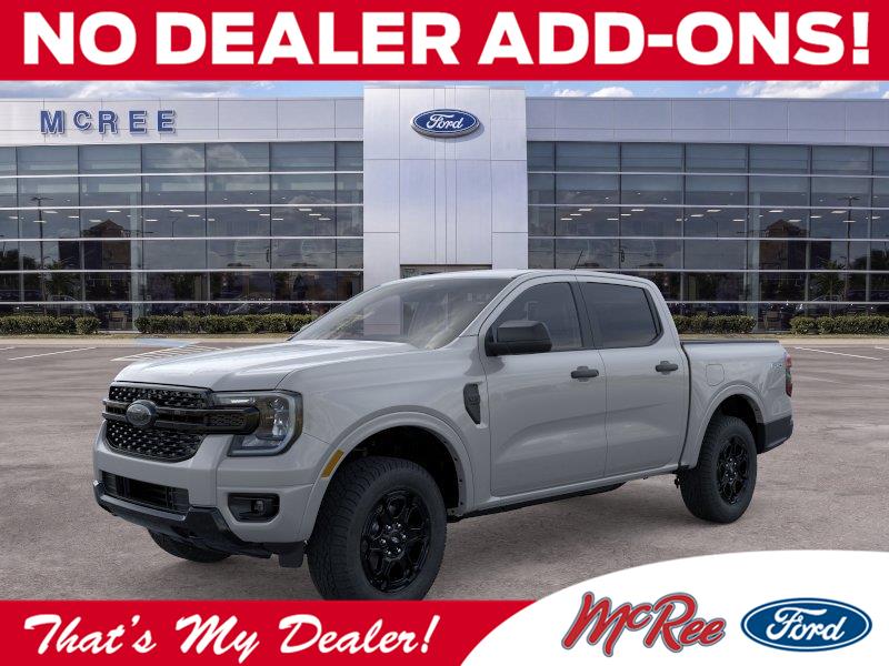 Avalanche Gray 2026 Ford Ranger Pickup Truck Four-Wheel Drive Automatic