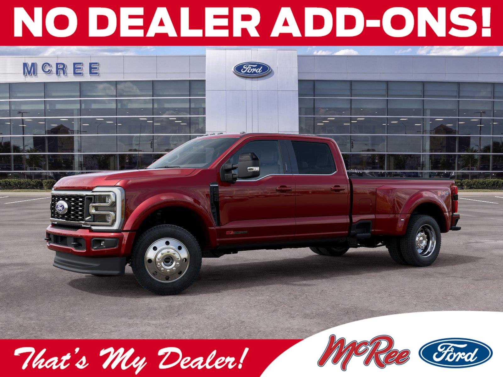 Ruby Red Metallic Tinted Clearcoat 2027 Ford F-450 Super Duty Pickup Truck Four-Wheel Drive Automatic