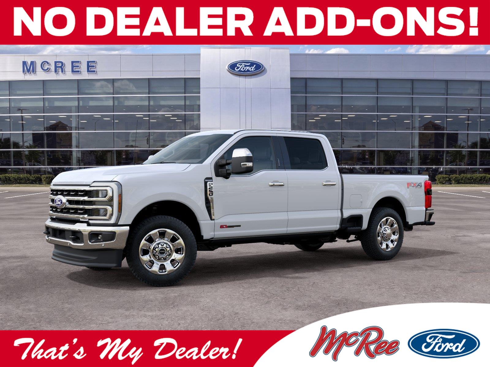 Star White Metallic Tri-Coat 2027 Ford F-250 Super Duty Pickup Truck Four-Wheel Drive Automatic