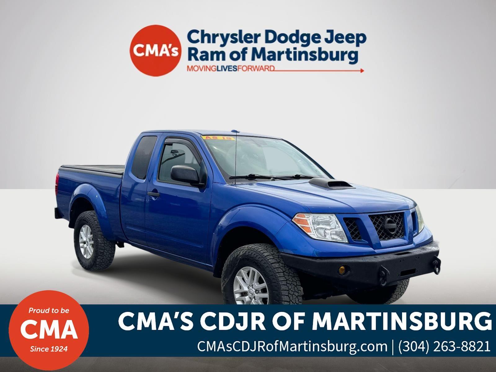 Metallic Blue 2014 Nissan Frontier SV V6 King Cab 4WD Pickup Truck Four-Wheel Drive Automatic
