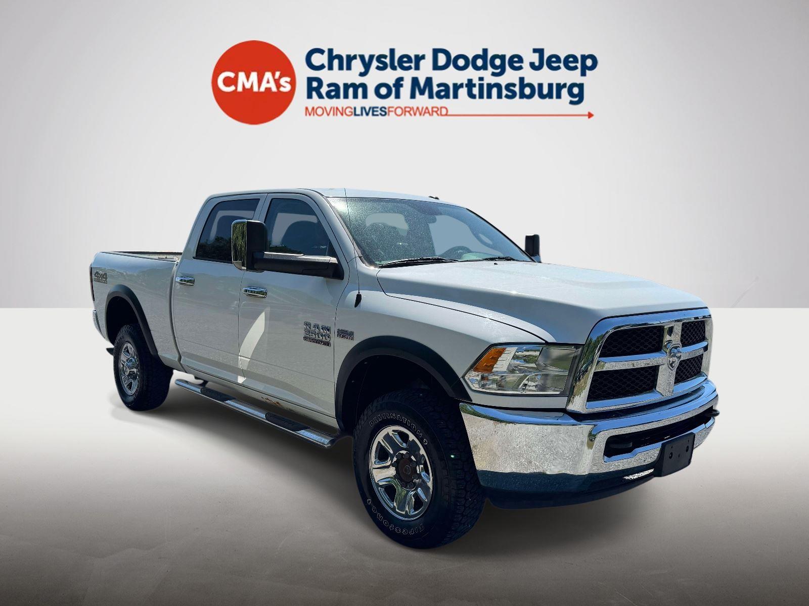Bright White Clearcoat 2018 RAM 2500 Pickup Truck Four-Wheel Drive 6-Speed Automatic