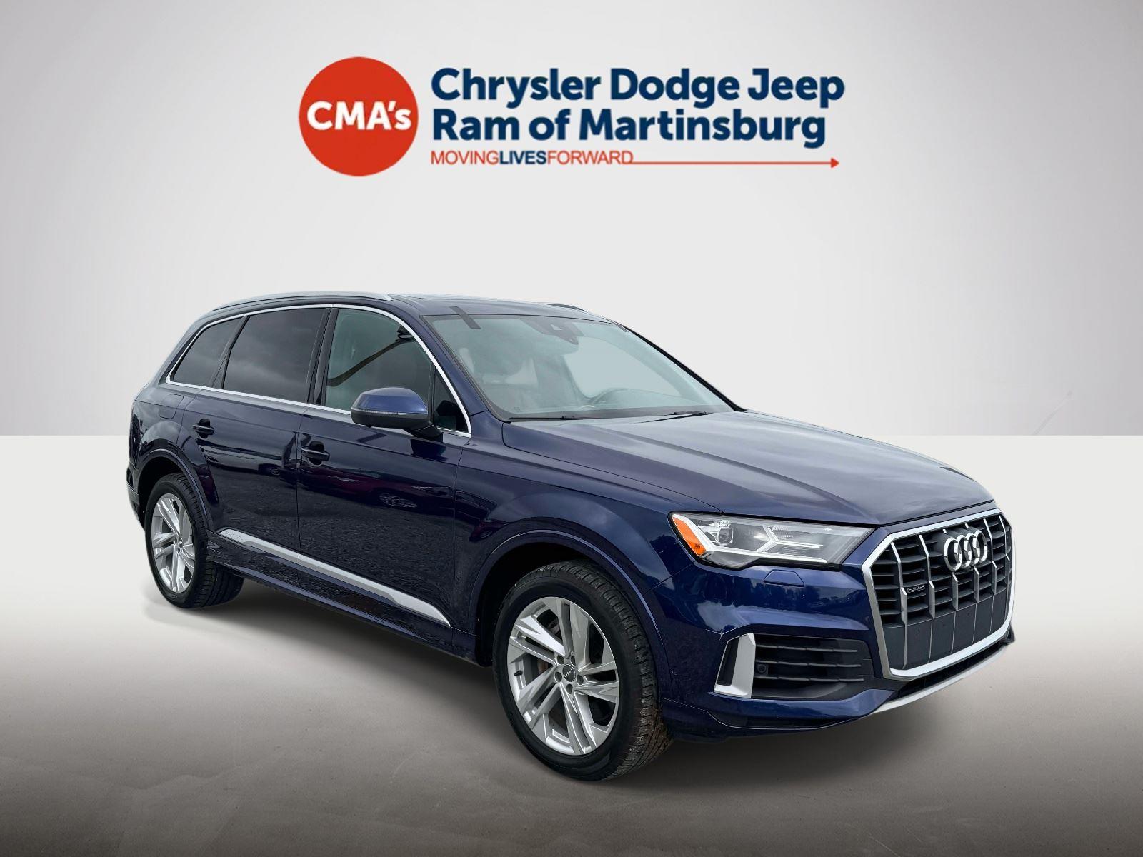 Blue 2020 Audi Q7 SUV / Crossover All-Wheel Drive