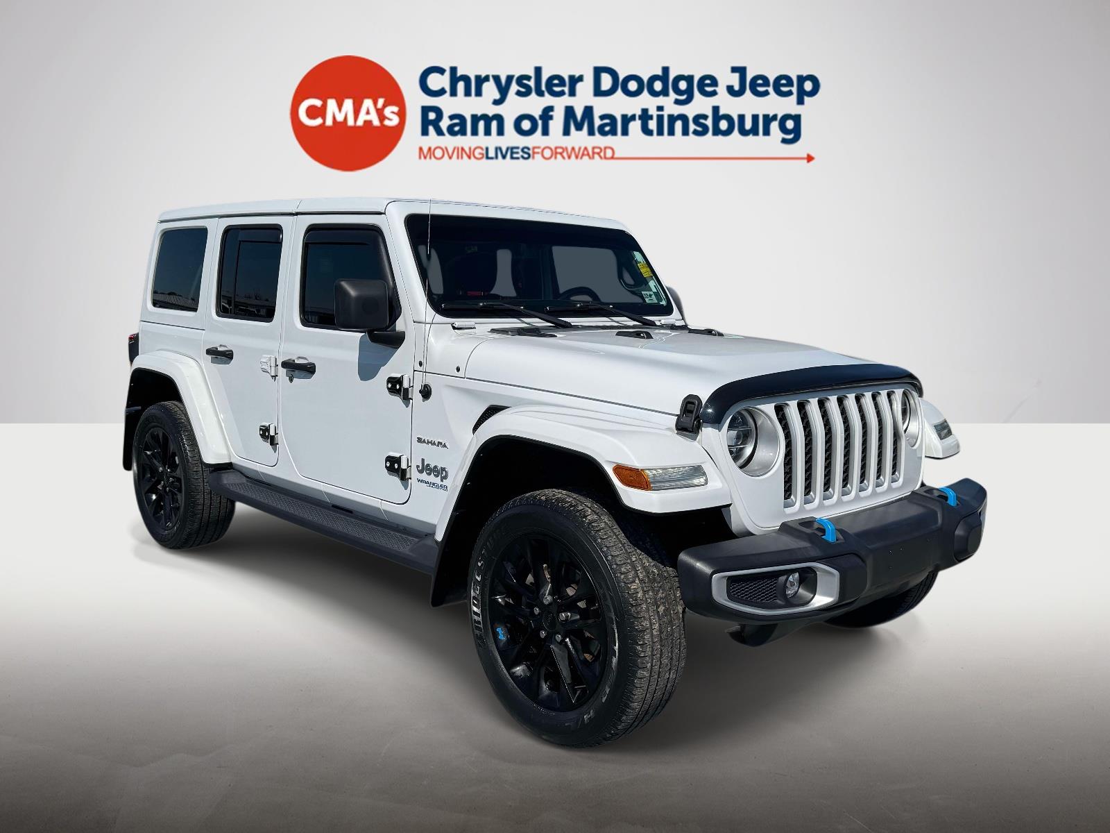 Bright White Clearcoat 2022 Jeep Wrangler 4xe SUV / Crossover Four-Wheel Drive 8-Speed Automatic