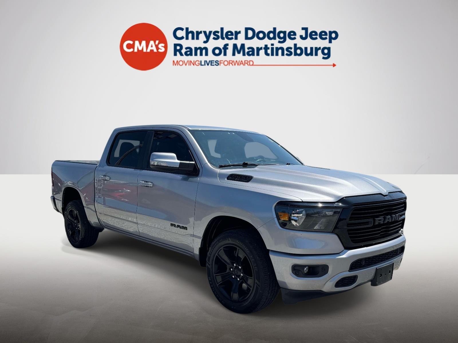 Billet Silver Metallic Clearcoat 2020 RAM 1500 Pickup Truck Four-Wheel Drive 8-Speed Automatic