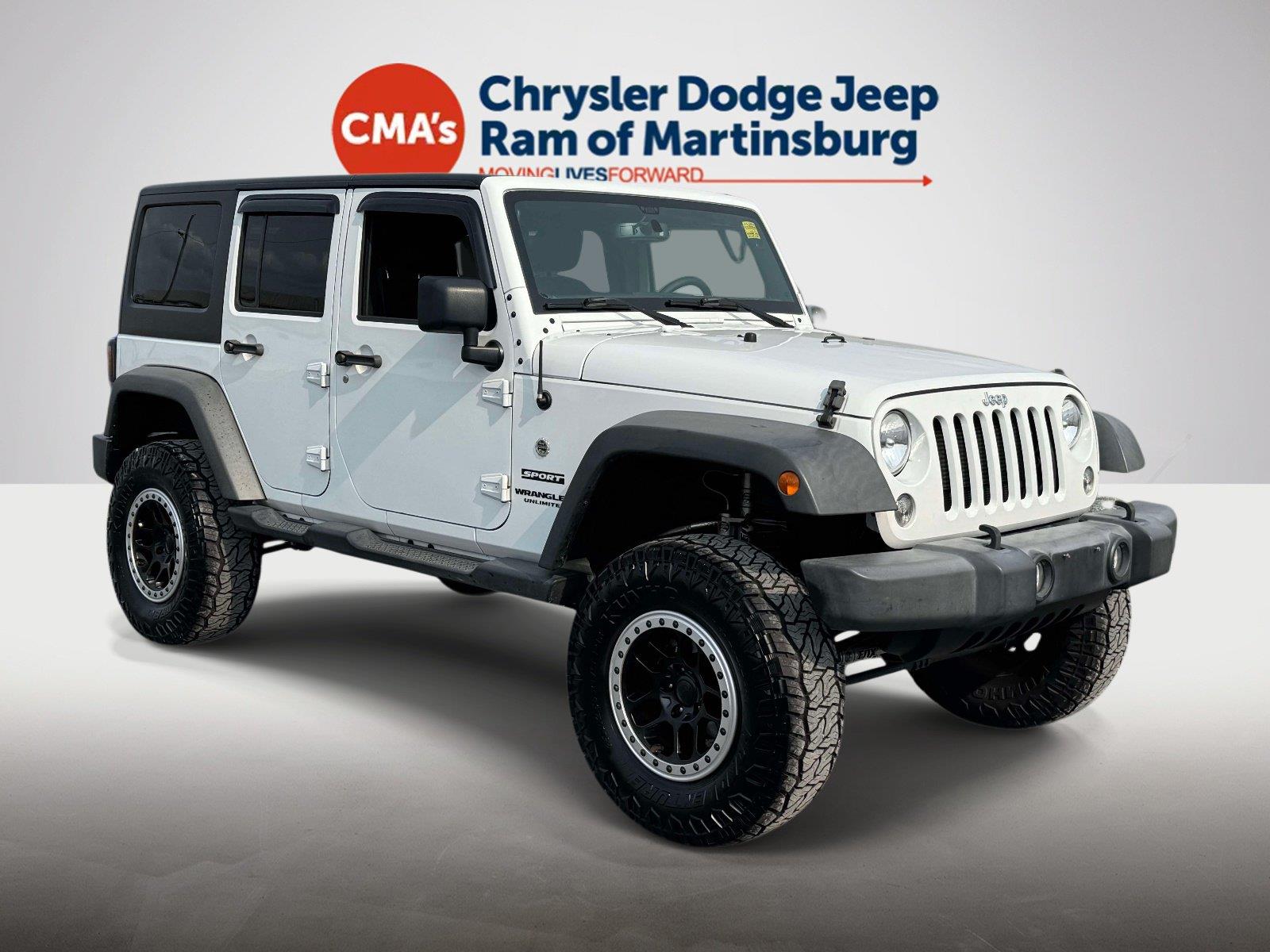 Bright White Clearcoat 2017 Jeep Wrangler SUV / Crossover Four-Wheel Drive 5-Speed Automatic