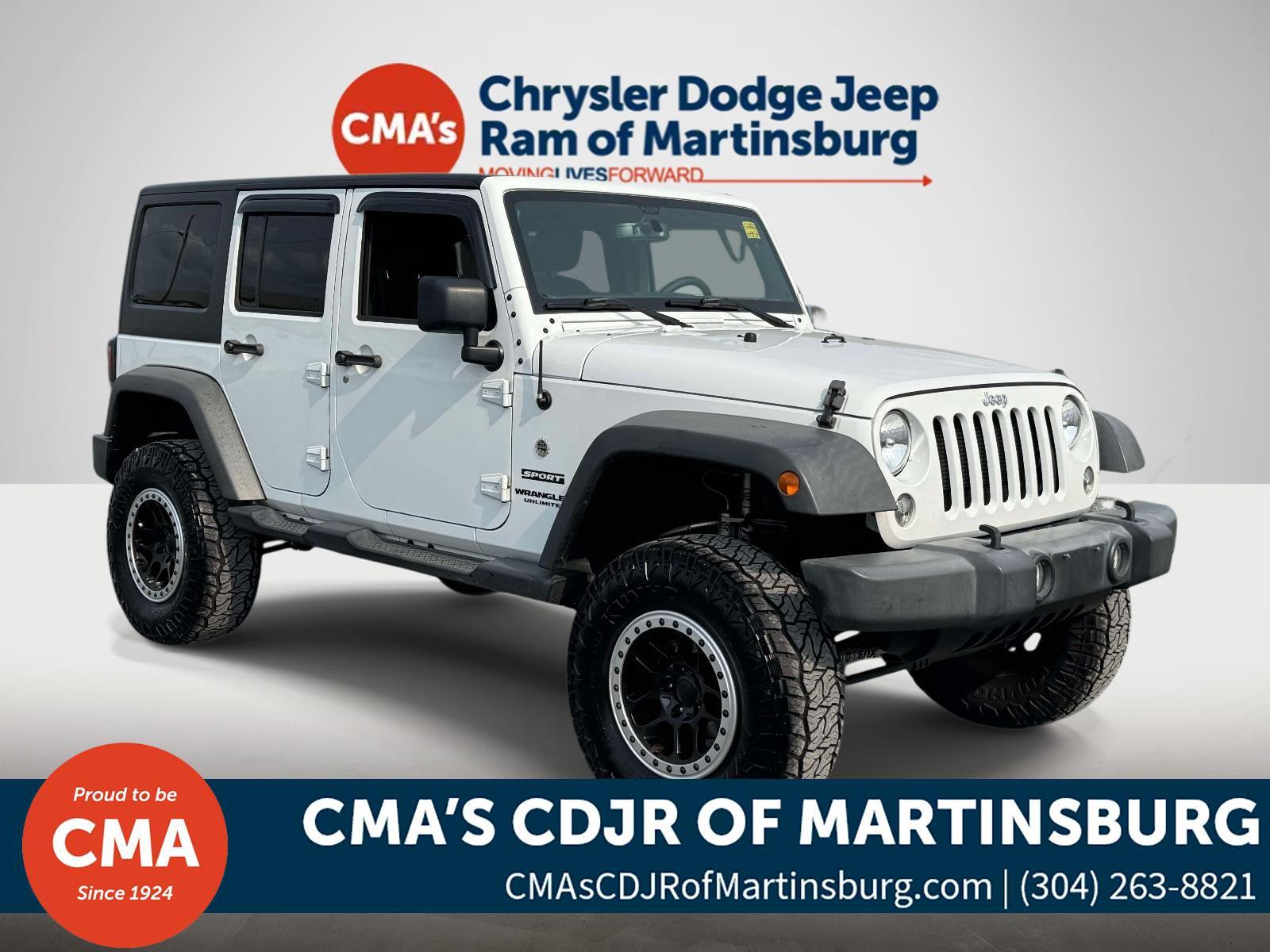 Bright White Clearcoat 2017 Jeep Wrangler SUV / Crossover Four-Wheel Drive 5-Speed Automatic