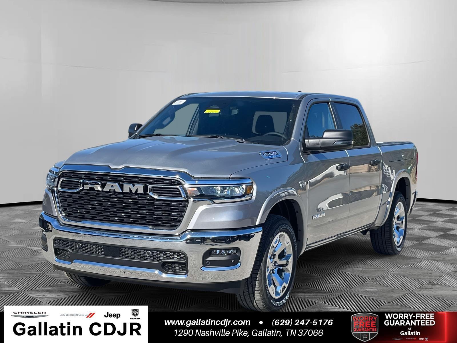Billet Silver Metallic Clearcoat 2026 RAM 1500 Pickup Truck Four-Wheel Drive 8-Speed Automatic