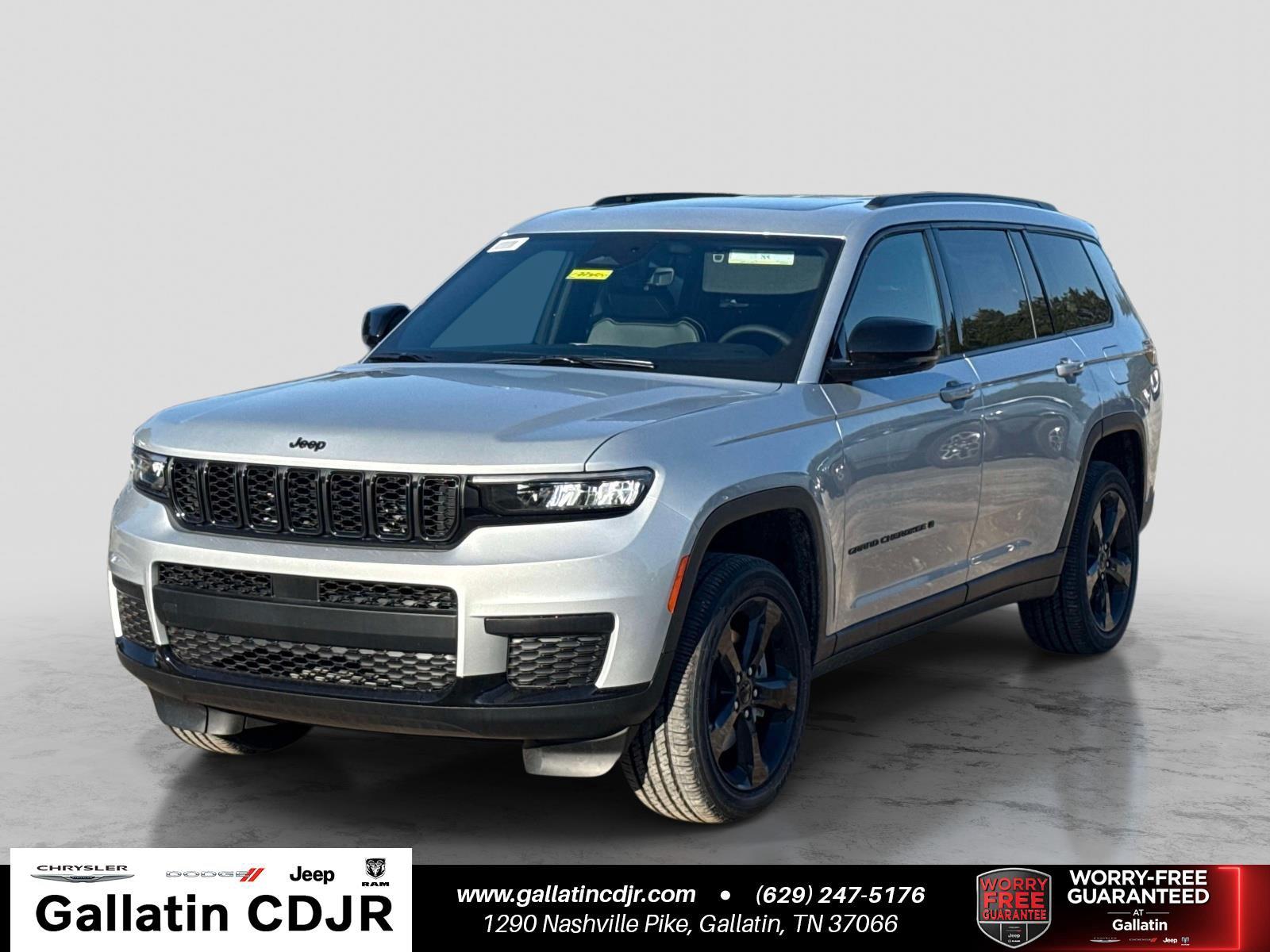 Silver Zynith 2025 Jeep Grand Cherokee L SUV / Crossover Four-Wheel Drive 8-Speed Automatic