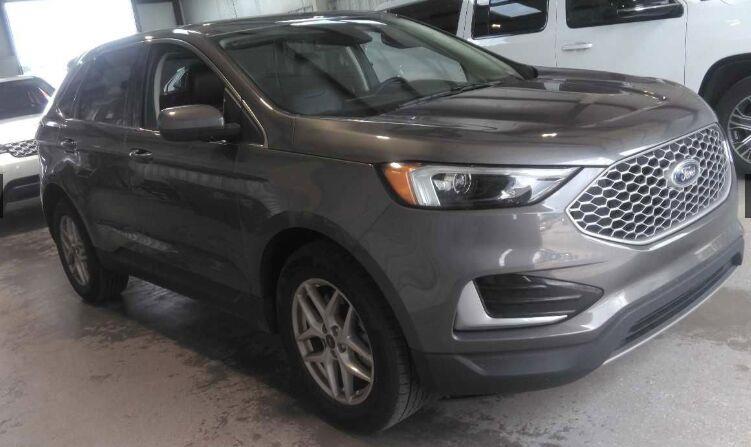 Stone Blue Metallic 2024 Ford Edge SUV / Crossover All-Wheel Drive 8-Speed Automatic