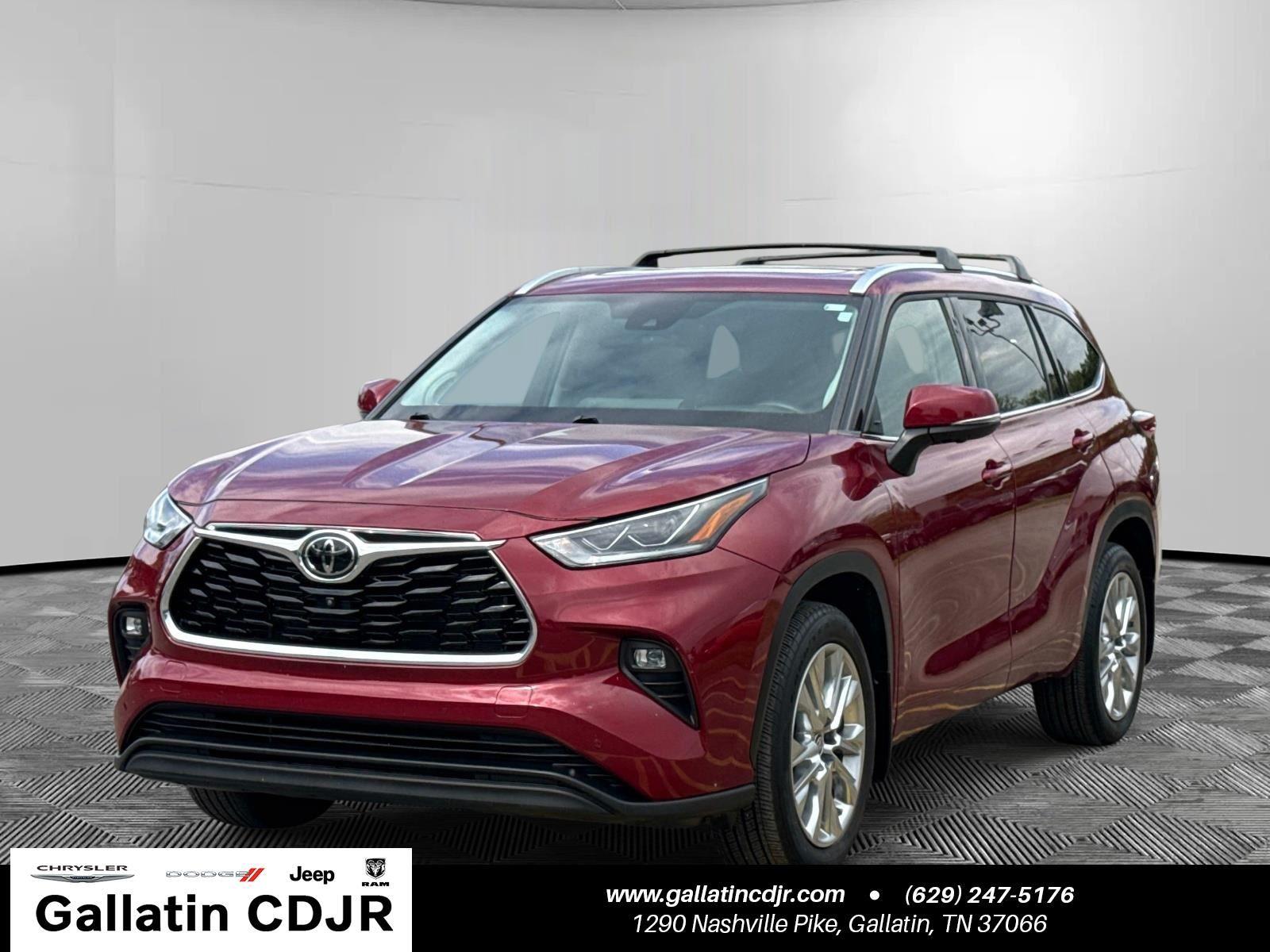 Red (Ruby Flare Pearl) 2023 Toyota Highlander Limited AWD SUV / Crossover All-Wheel Drive Automatic