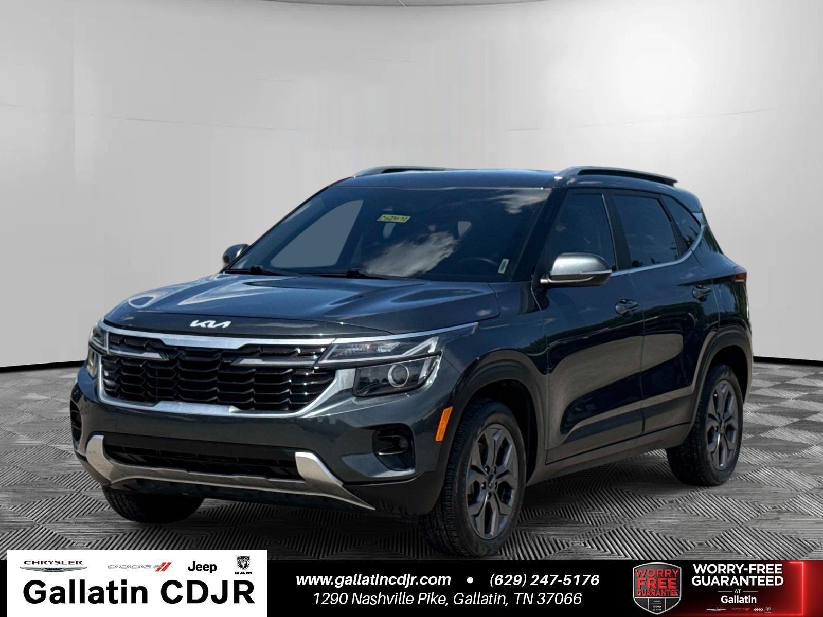 Gravity Gray 2024 Kia Seltos S AWD SUV / Crossover All-Wheel Drive Continuously Variable Transmission