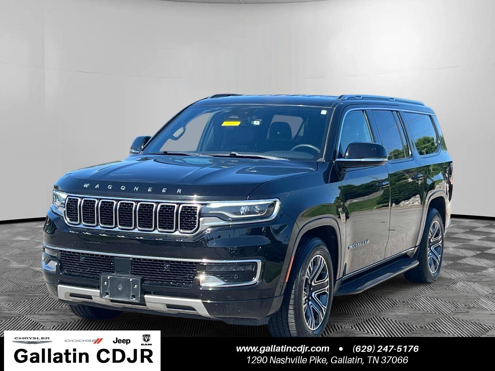 Diamond Black Crystal Pearlcoat 2024 Jeep Wagoneer L Series II 4WD SUV / Crossover Four-Wheel Drive 8-Speed Automatic
