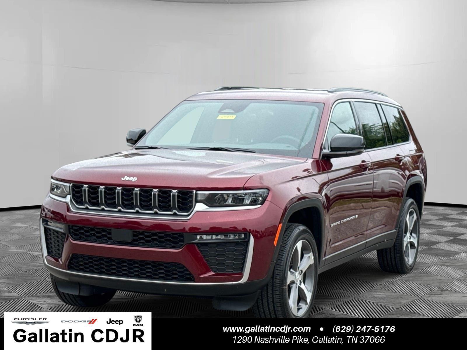 Velvet Red Pearlcoat 2026 Jeep Grand Cherokee L Limited 4WD SUV / Crossover Four-Wheel Drive 8-Speed Automatic