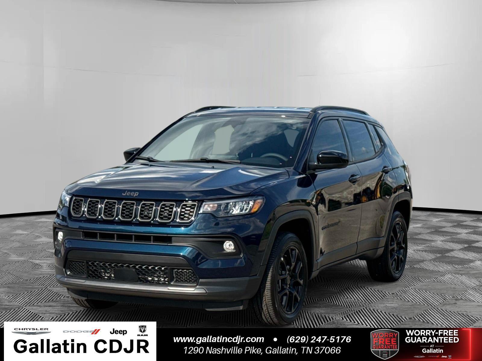 Fathom Blue Pearl Coat 2026 Jeep Compass SUV / Crossover Four-Wheel Drive 8-Speed Automatic