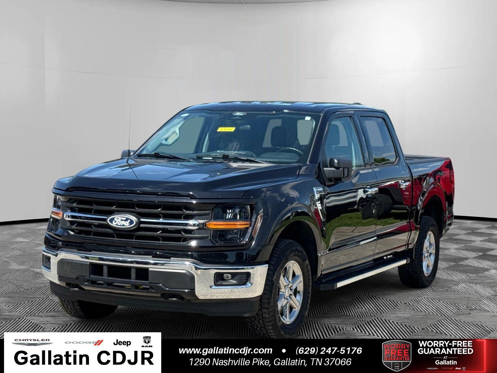 Agate Black Metallic 2025 Ford F-150 Pickup Truck Four-Wheel Drive Automatic