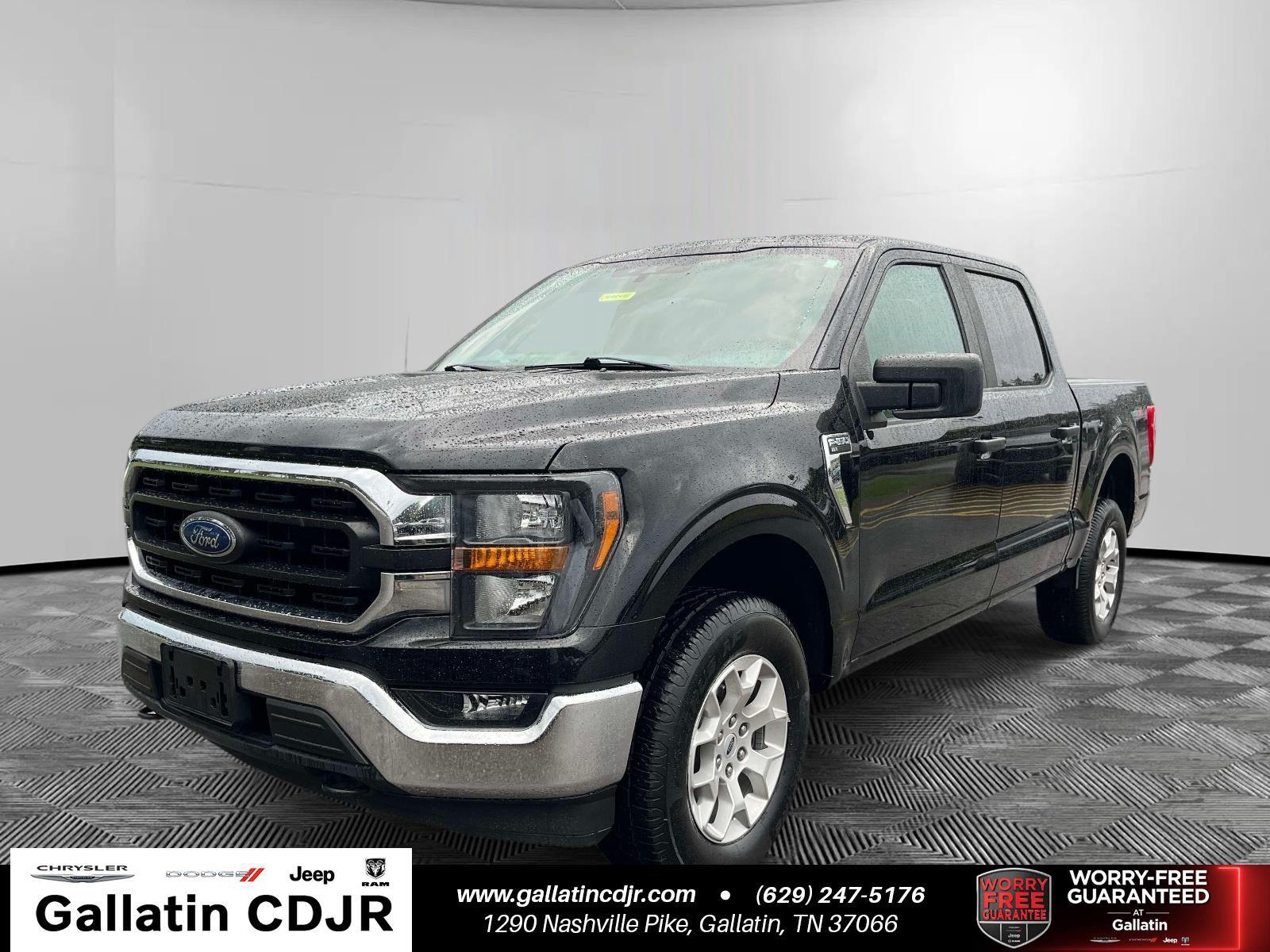 Agate Black Metallic 2023 Ford F-150 Pickup Truck Four-Wheel Drive Automatic