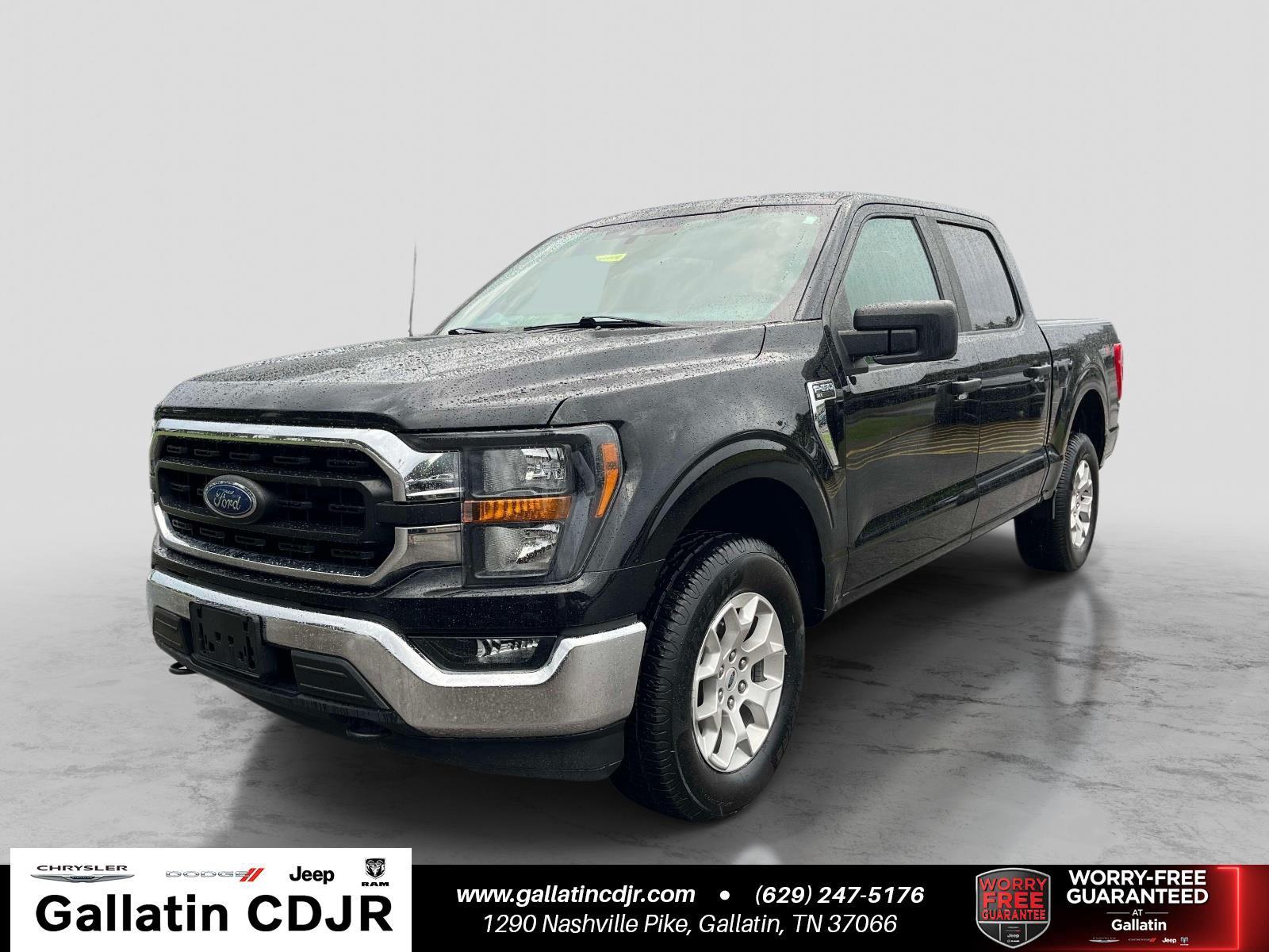 Agate Black Metallic 2023 Ford F-150 Pickup Truck Four-Wheel Drive Automatic