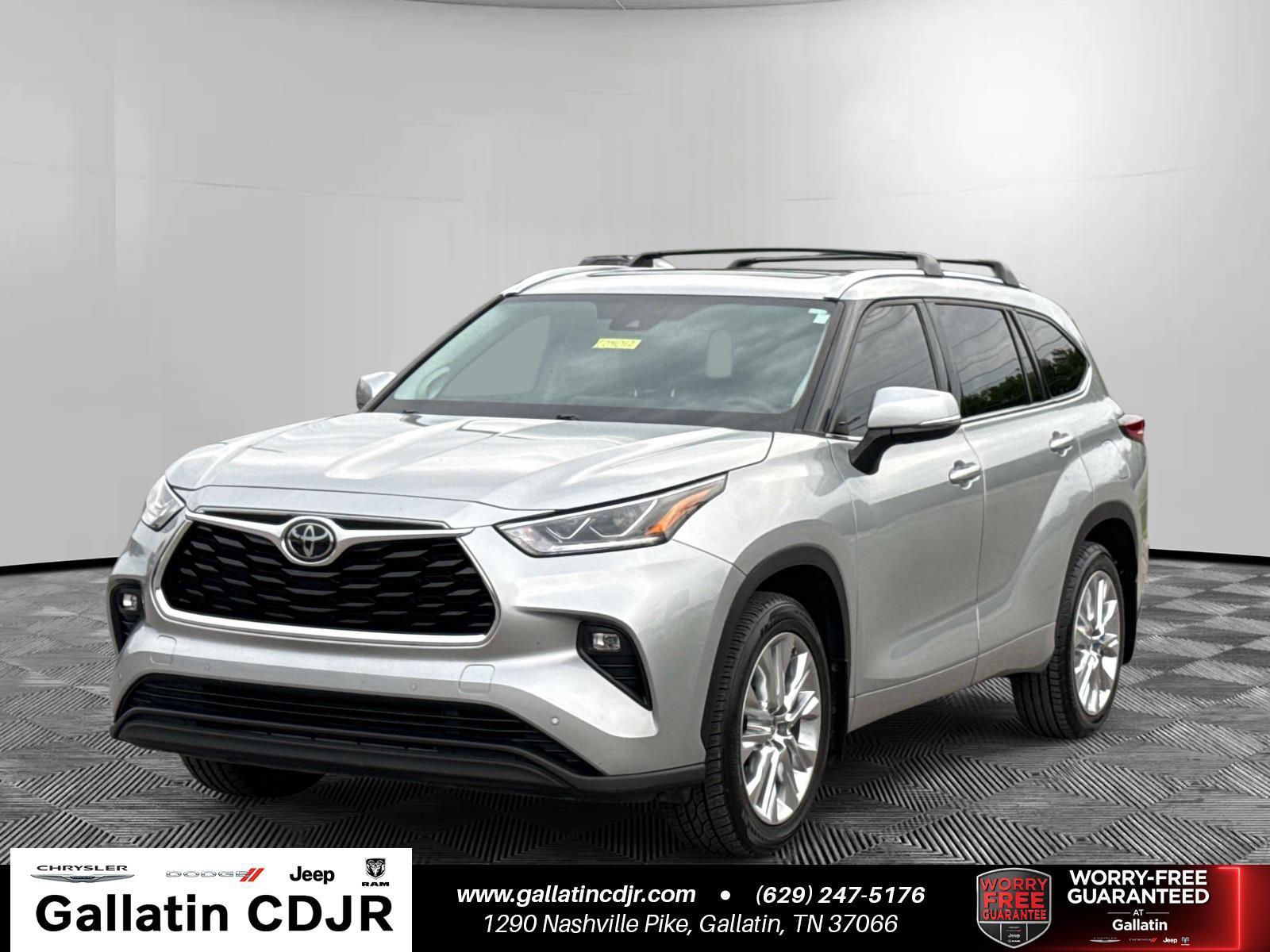 Celestial Silver Metallic 2020 Toyota Highlander SUV / Crossover All-Wheel Drive Automatic