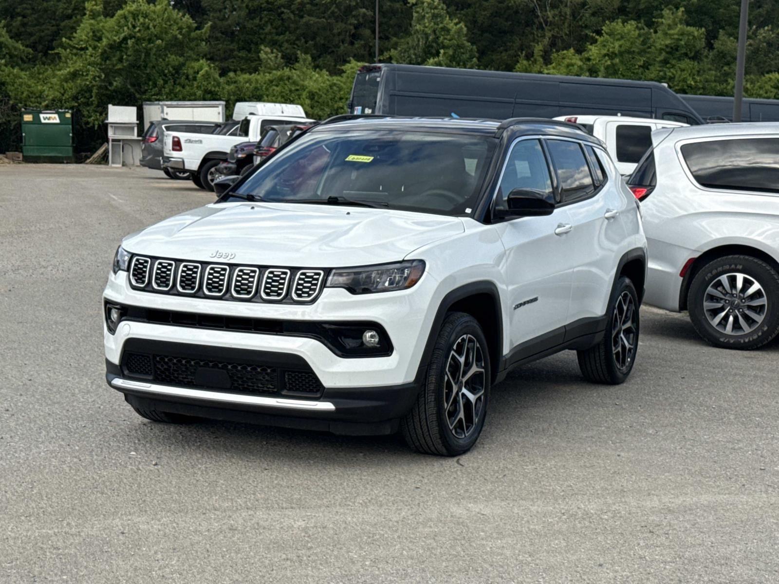 Bright White Clearcoat 2025 Jeep Compass Limited 4WD SUV / Crossover Four-Wheel Drive 8-Speed Automatic