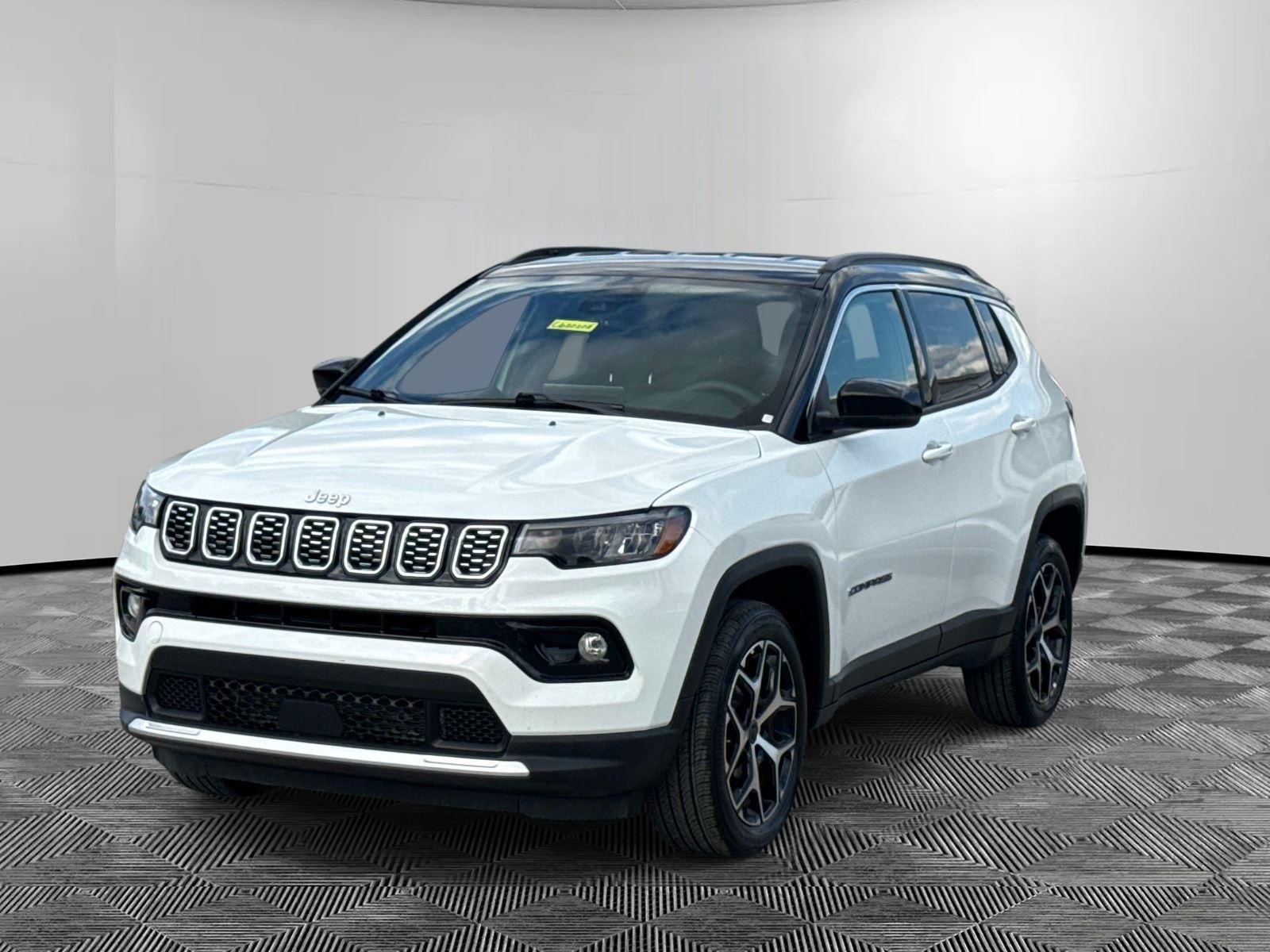 Bright White Clearcoat 2025 Jeep Compass SUV / Crossover Four-Wheel Drive 8-Speed Automatic