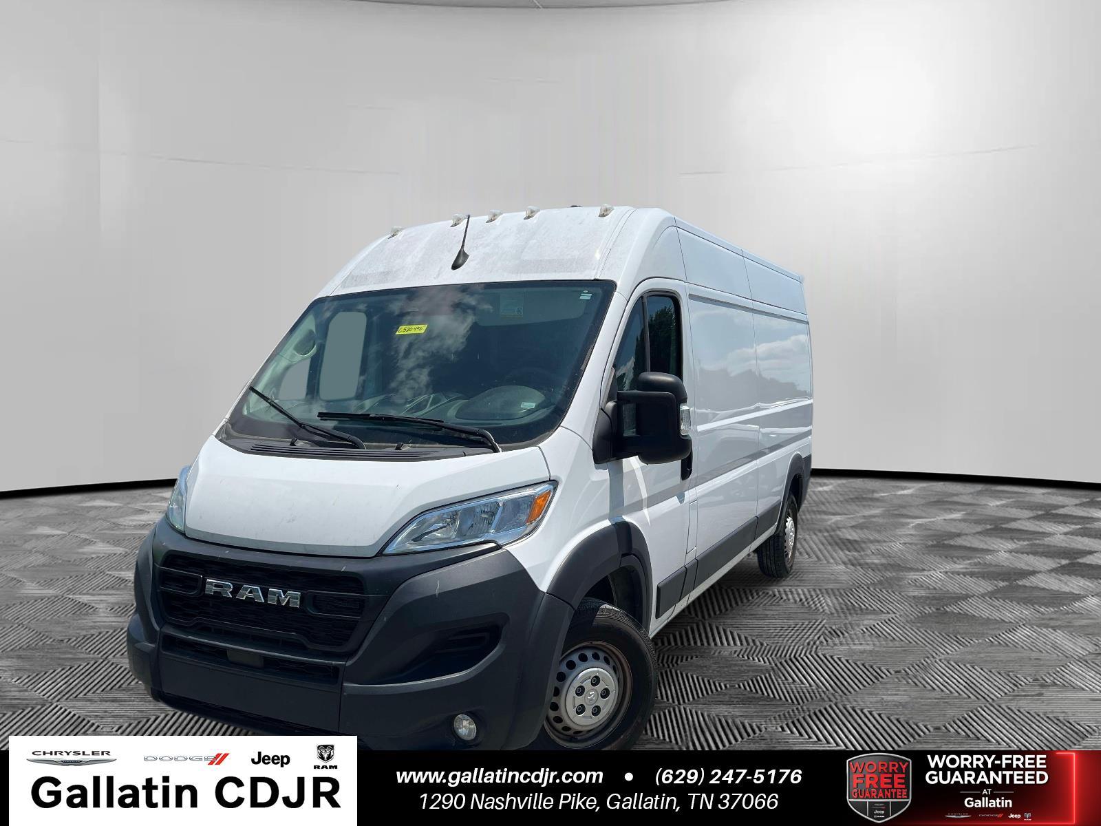 Bright White Clearcoat 2025 RAM ProMaster 2500 Tradesman 159 High Roof Cargo Van FWD Van Front-Wheel Drive 9-Speed Automatic