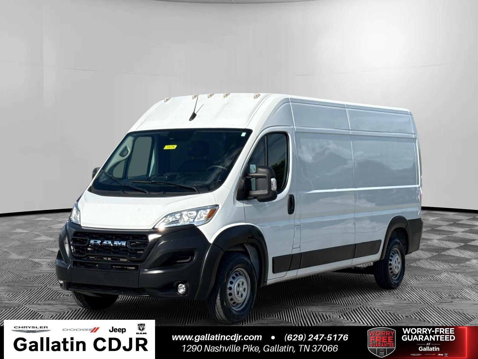 Bright White Clearcoat 2025 RAM ProMaster Van Front-Wheel Drive 9-Speed Automatic