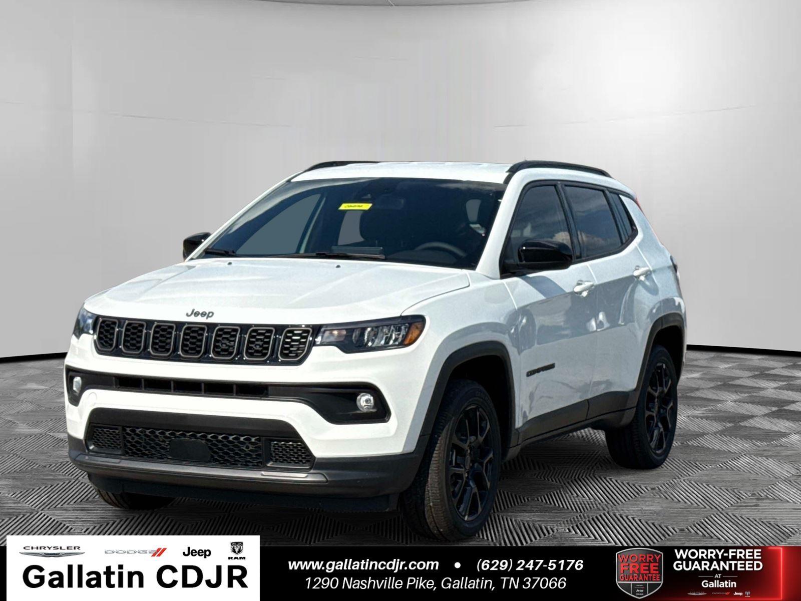Bright White Clearcoat 2026 Jeep Compass SUV / Crossover Four-Wheel Drive 8-Speed Automatic