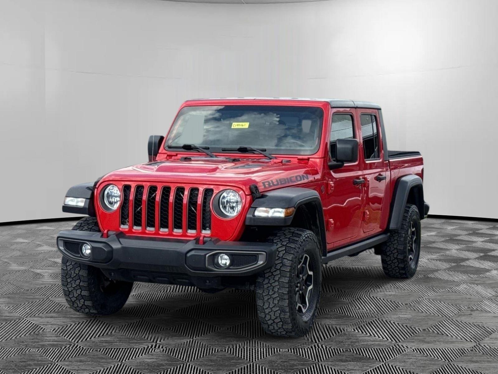 Firecracker Red Clearcoat 2020 Jeep Gladiator Pickup Truck Four-Wheel Drive 8-Speed Automatic