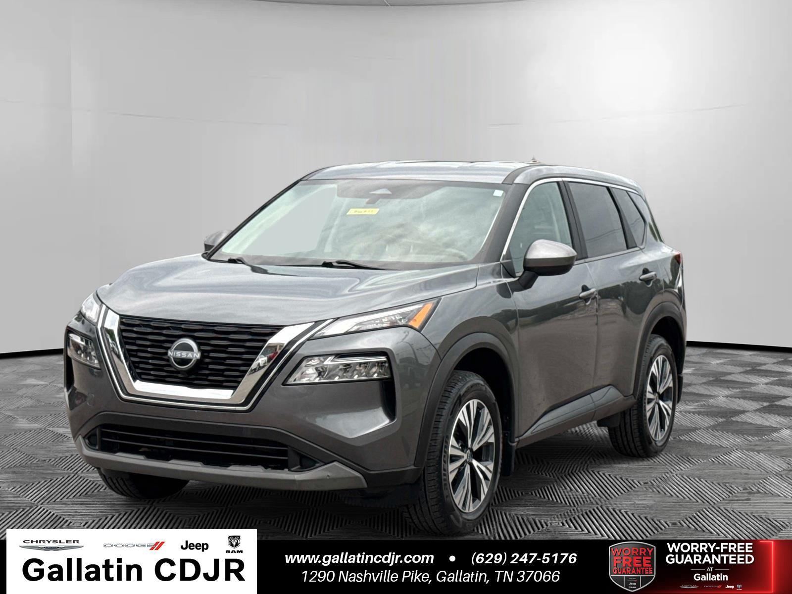 Gray (Gun Metallic) 2023 Nissan Rogue SUV / Crossover All-Wheel Drive Continuously Variable Transmission