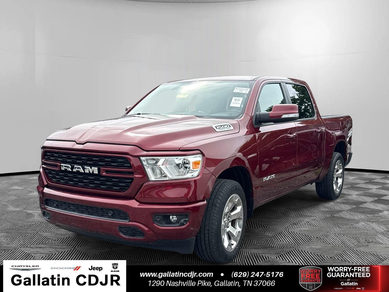 Delmonico Red Pearlcoat 2022 RAM 1500 Pickup Truck Four-Wheel Drive