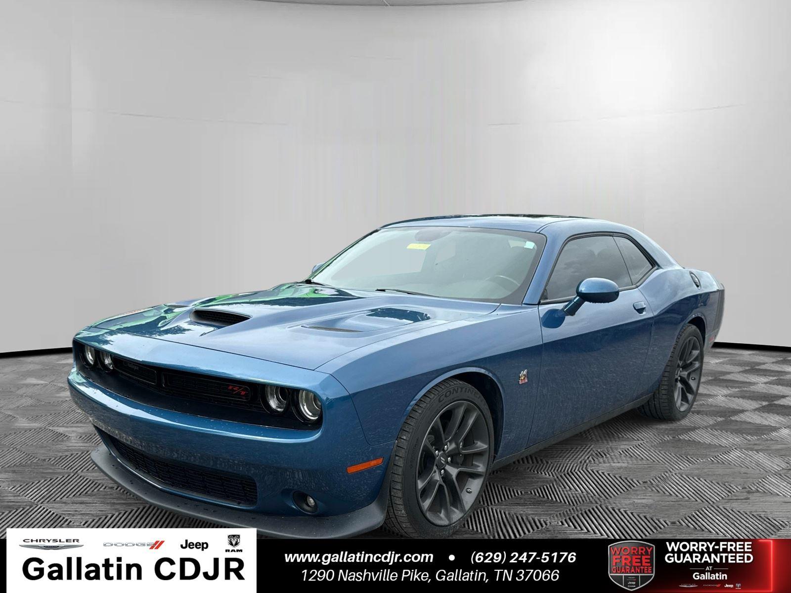Blue (FROSTBITE) 2020 Dodge Challenger Coupe Rear-Wheel Drive