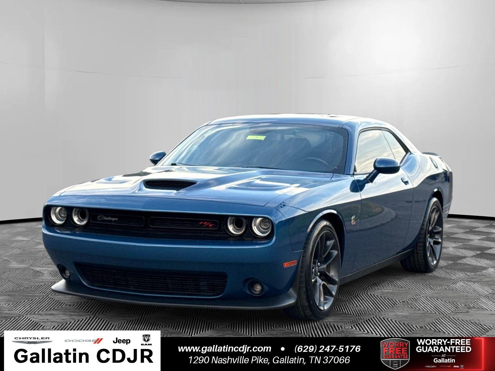 Blue (Frostbite) 2020 Dodge Challenger Coupe Rear-Wheel Drive 8-Speed Automatic