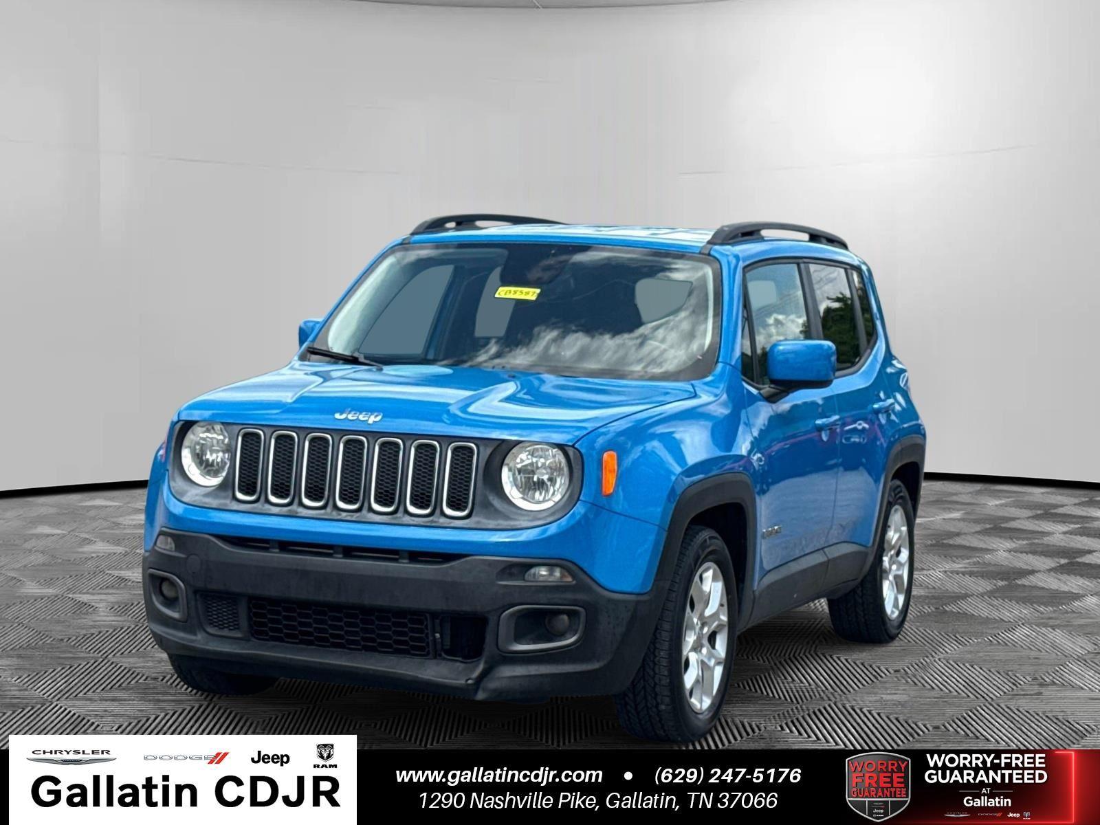 Sierra Blue 2015 Jeep Renegade SUV / Crossover Front-Wheel Drive 9-Speed Automatic