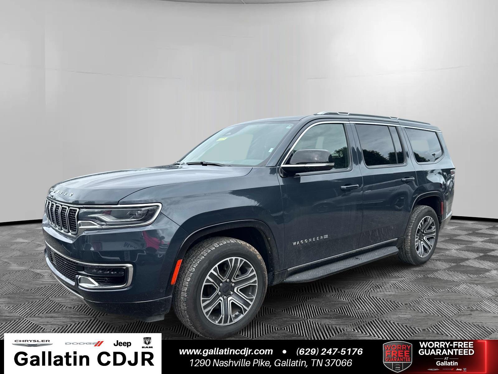 Gray 2024 Jeep Wagoneer SUV / Crossover Four-Wheel Drive 8-Speed Automatic